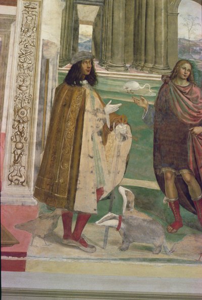 The Life of St. Benedict (detail) by L. and Sodoma, G. Signorelli
